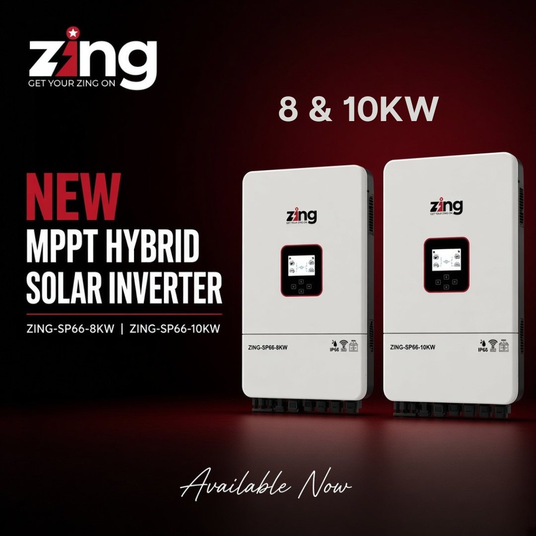 Zing 8KW Hybrid Solar Inverter (Single phase)| IP66