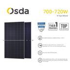 OSDA 710W N-Type Bifacial Solar Panel