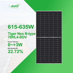 Jinko Solar Tiger Neo 78HL4-BDV N-Type Bifacial Solar Panel (615-635W)