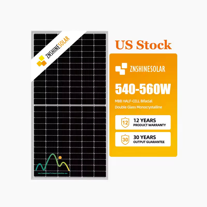 ZNShine ZXNR-BD120 N-Type Bifacial Solar Panel (570–600W)