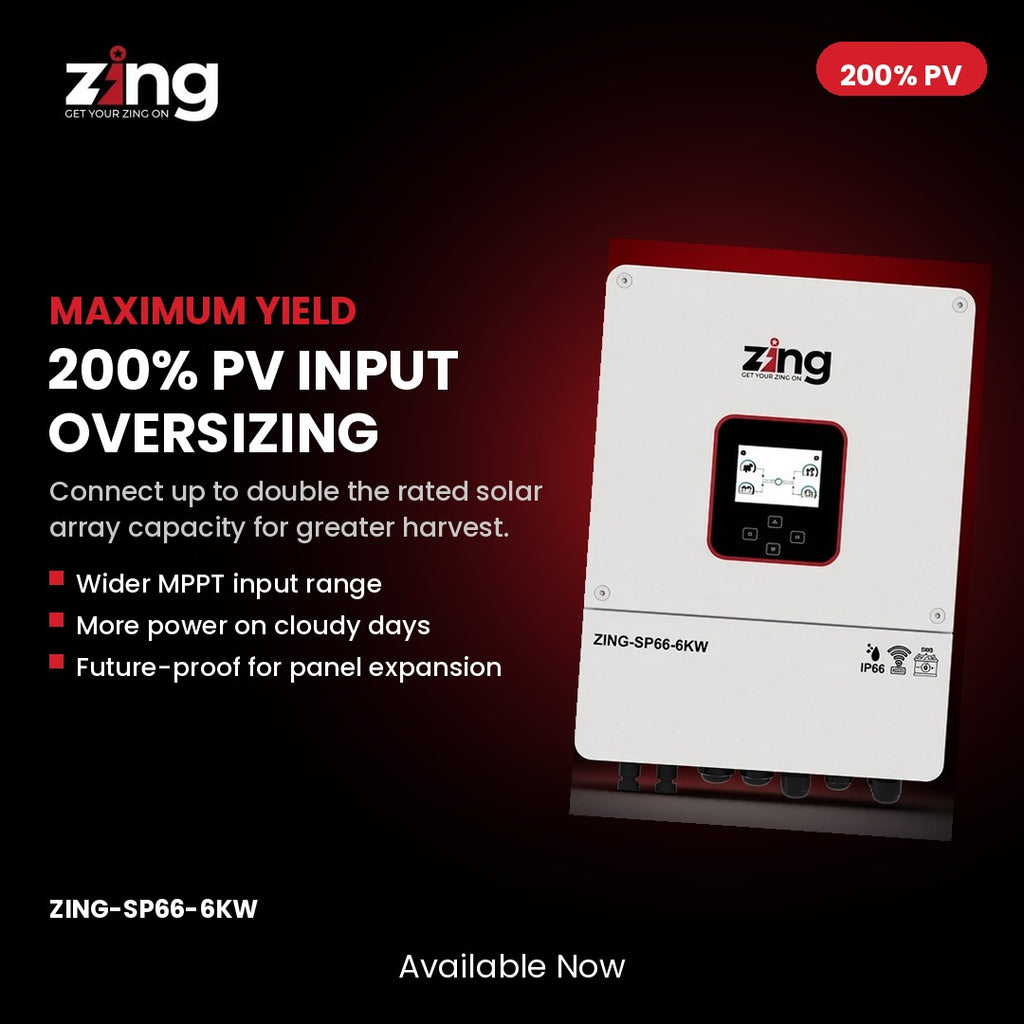 Zing 6KW Hybrid Inverter IP66 Series