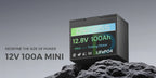 Dynesspower 12V 100Ah| LiFePO4 Lithium | Deep Cycle Battery | IP65