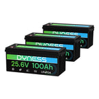 Dynesspower 24V 100Ah LiFePO4 Battery