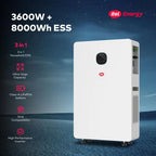 itel IESS-3K680N | 3.6KW All-in-One Solar Generator + 8kWh LiFePO4 Battery | Heavy-Duty Power Station