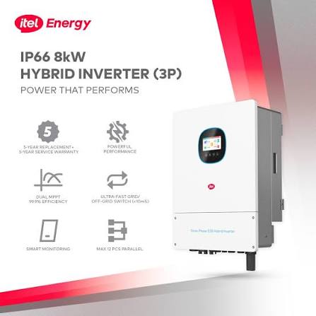 Itel 8kW Pro Hybrid Inverter | IP66