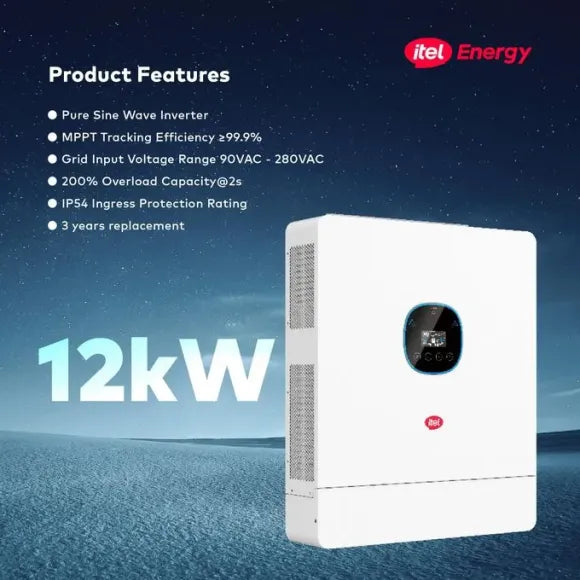 Itel 12kW IP54 Hybrid Inverter
