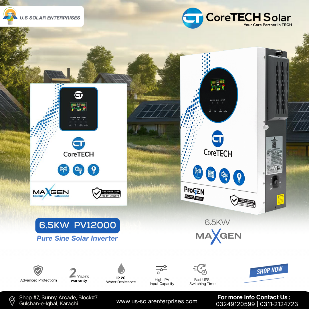 CoreTECH MaxGen PV12000 6.5KW PV Solar Inverter