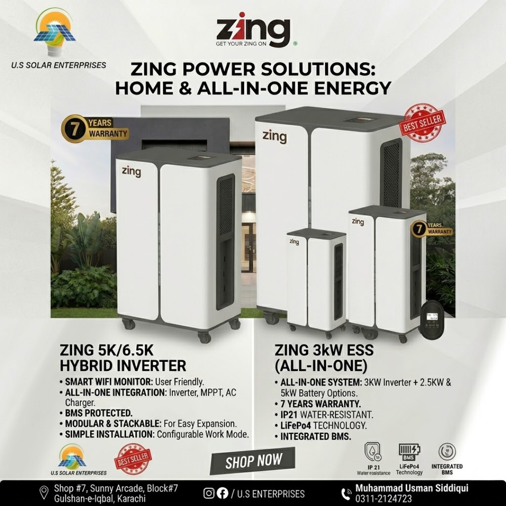 ZING Hybrid Portable Energy Storage Inverter (BESS) ALL-IN-ONE
