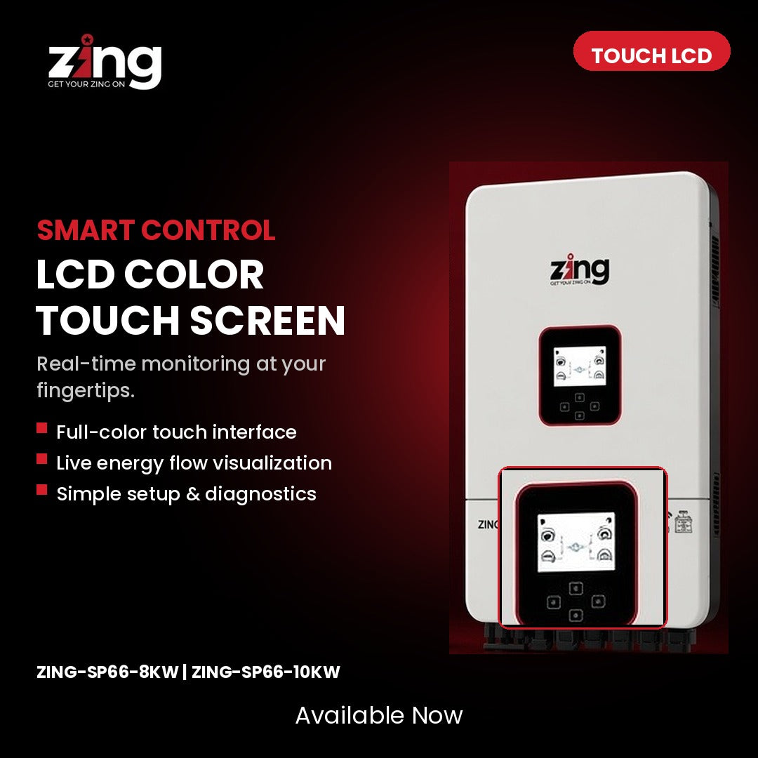 Zing 8KW Hybrid Solar Inverter (Single phase)| IP66